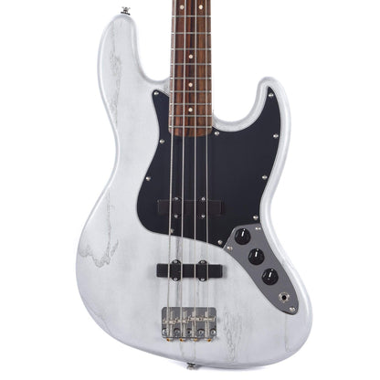 Marco Bass Guitars N1 4-String Silver w/Black Pickguard Bass Guitars / 4-String