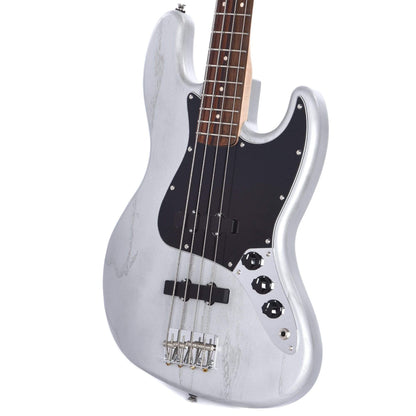 Marco Bass Guitars N1 4-String Silver w/Black Pickguard Bass Guitars / 4-String