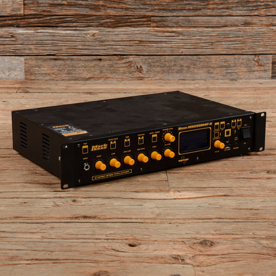Markbass MBH110018 Multiamp S Stereo 600-Watt Solid State Bass Head with Effects Amps / Guitar Heads