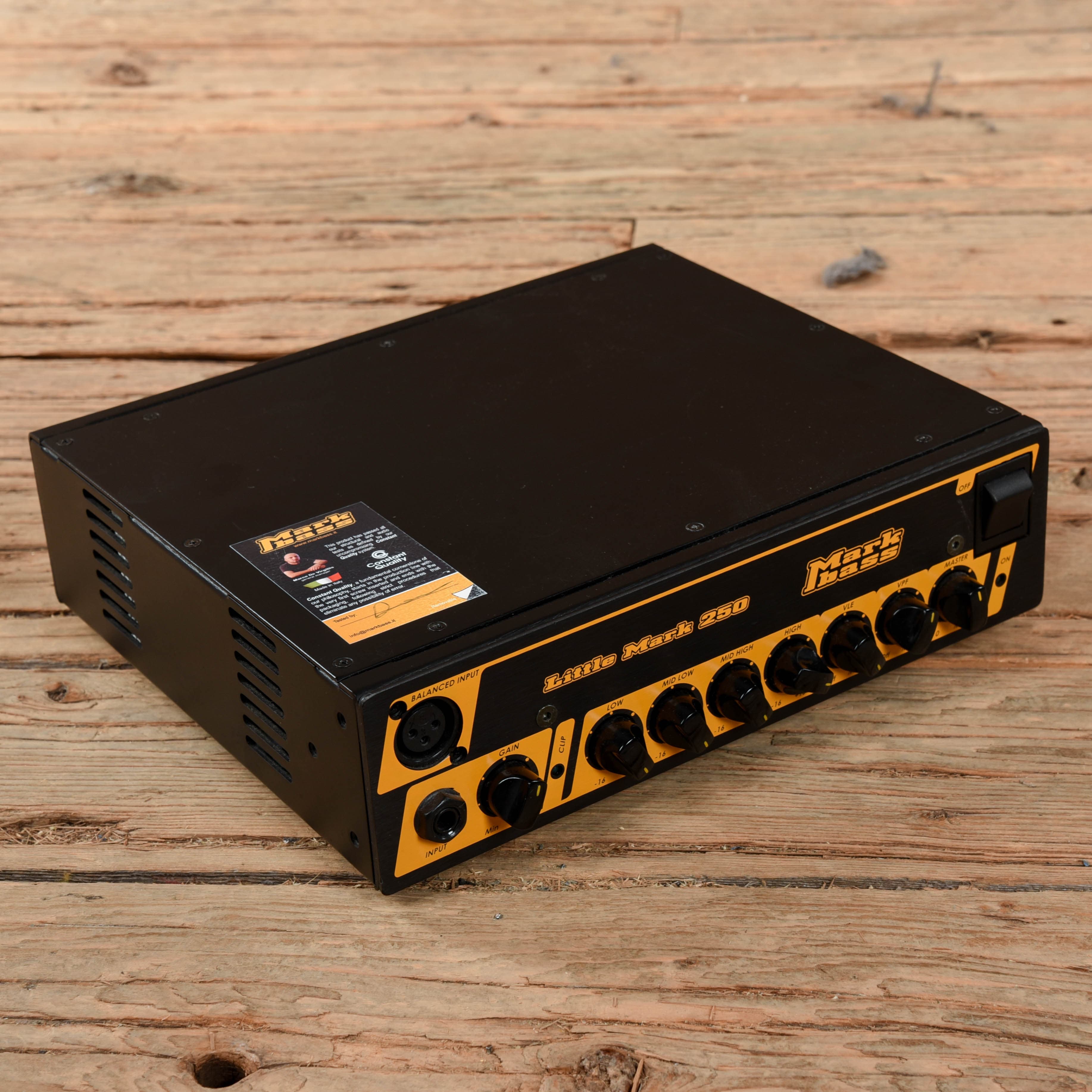 Markbass PF110001 Little Mark 250-Watt Bass Head Amps / Guitar Heads