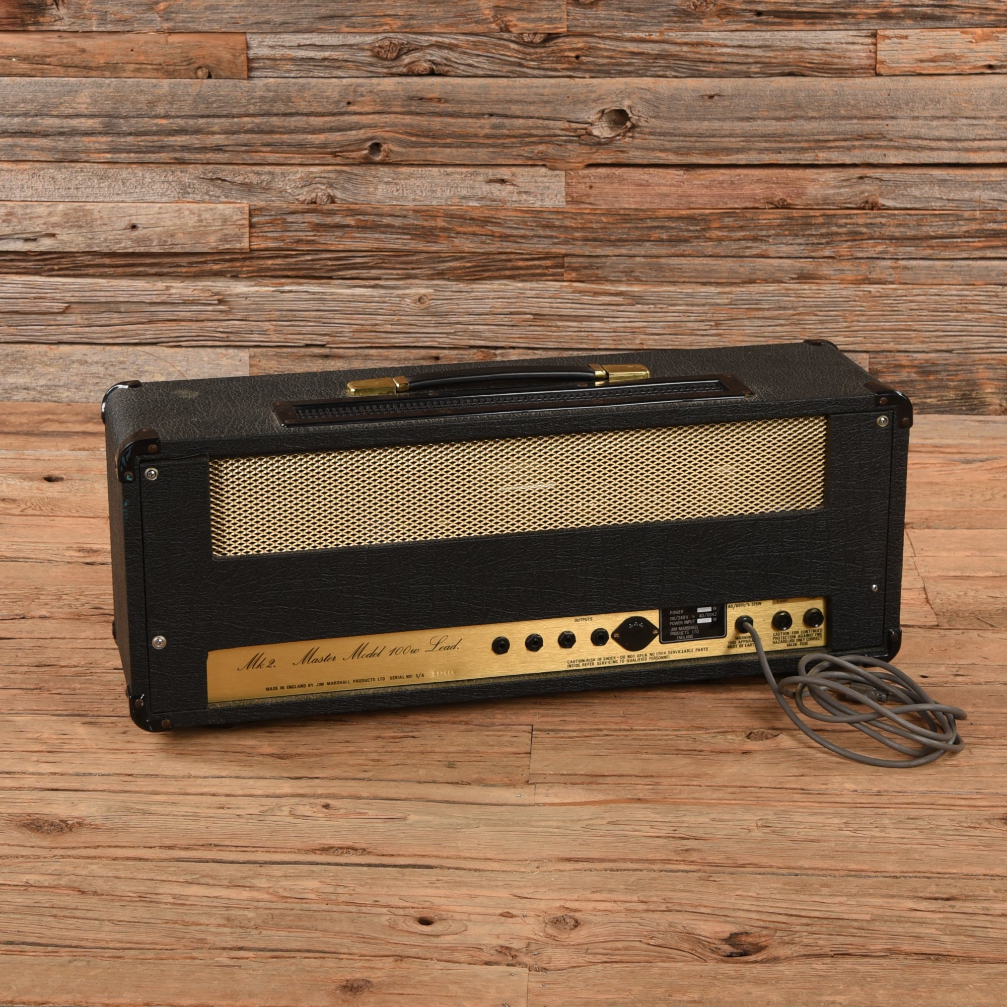 Marshall JMP 2203 Mk2 Master Model Lead 100-Watt Guitar Amp Head  1980 Amps / Guitar Amps / Guitar Cabinets
