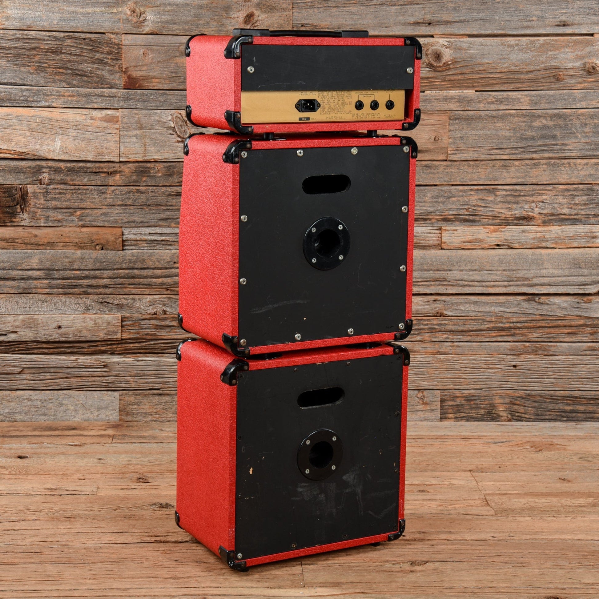 Marshall Lead 12 Stack Red Amps / Guitar Cabinets