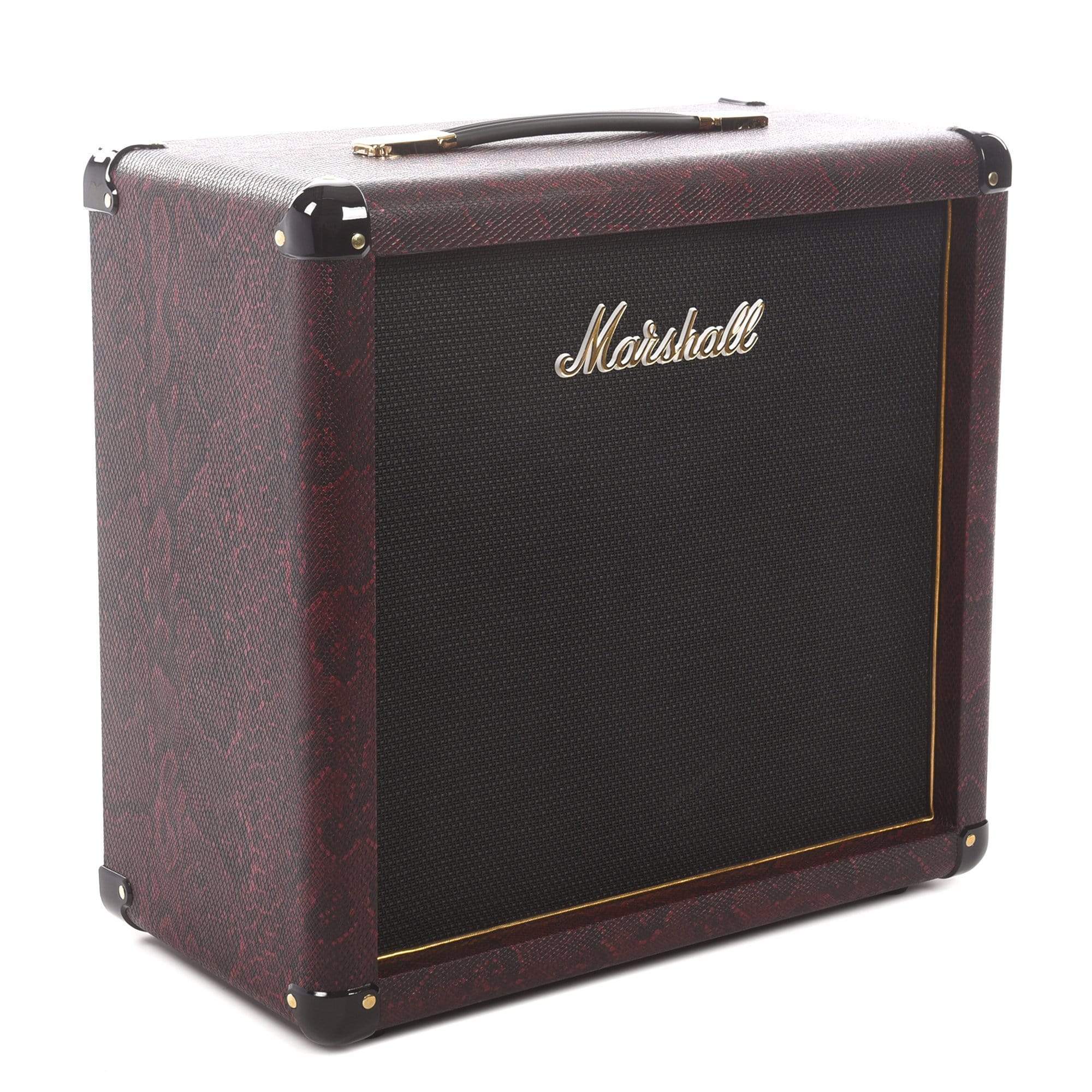 Marshall Limited Edition SC112 Studio Classic Black & Red Snakeskin 1x12 Speaker Cabinet 70W 16 Ohm Mono Amps / Guitar Cabinets