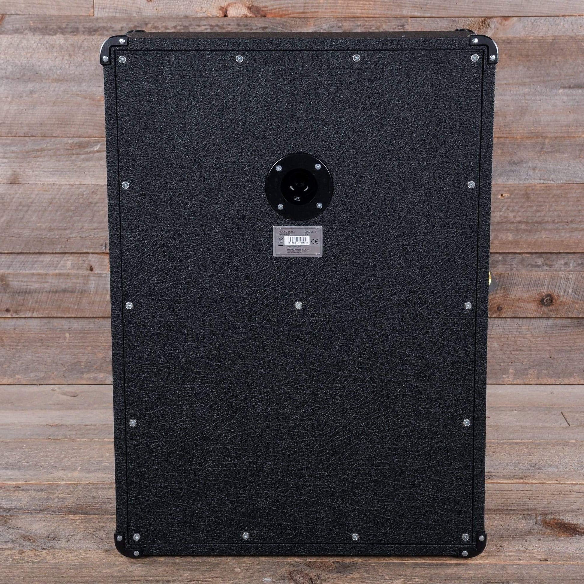 Marshall Limited Edition SC212 Studio Classic Stealth Black 2x12 Speaker Cabinet 140W 8 Ohm Mono Amps / Guitar Cabinets