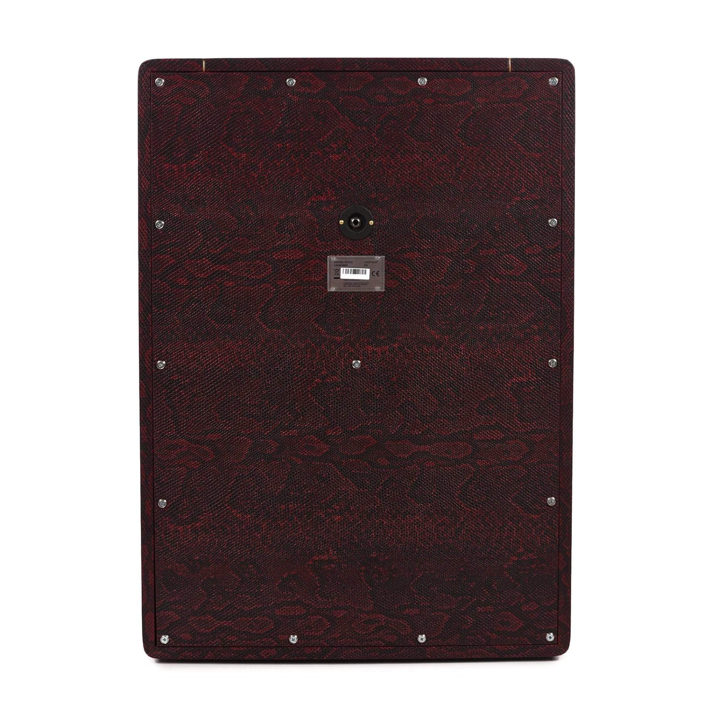 Marshall Limited Edition SV212 Studio Vintage Black & Red Snakeskin Plexi 2x12 Speaker Cabinet 140W 8 Ohm Mono Amps / Guitar Cabinets