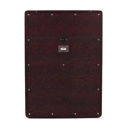 Marshall Limited Edition SV212 Studio Vintage Black & Red Snakeskin Plexi 2x12 Speaker Cabinet 140W 8 Ohm Mono Amps / Guitar Cabinets