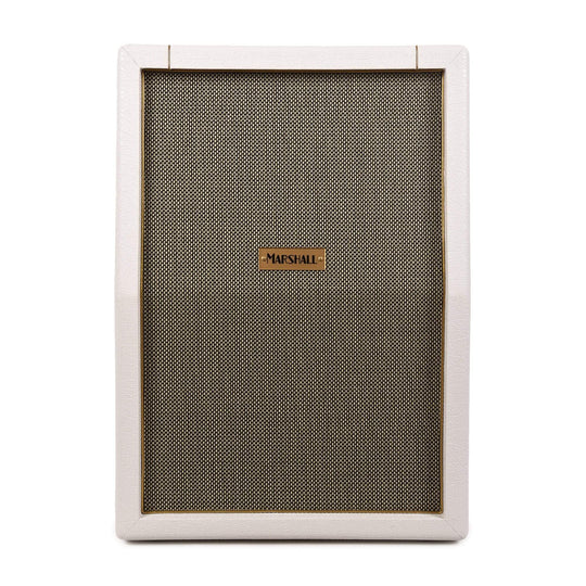 Marshall Limited Edition SV212 Studio Vintage White Elephant Grain Plexi 2x12 Speaker Cabinet 140W 8 Ohm Mono Amps / Guitar Cabinets