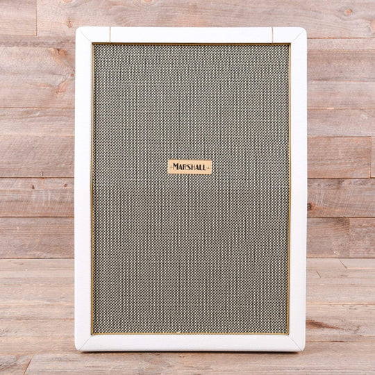 Marshall Limited Edition SV212 Studio Vintage White Elephant Grain Plexi 2x12 Speaker Cabinet 140W 8 Ohm Mono Amps / Guitar Cabinets