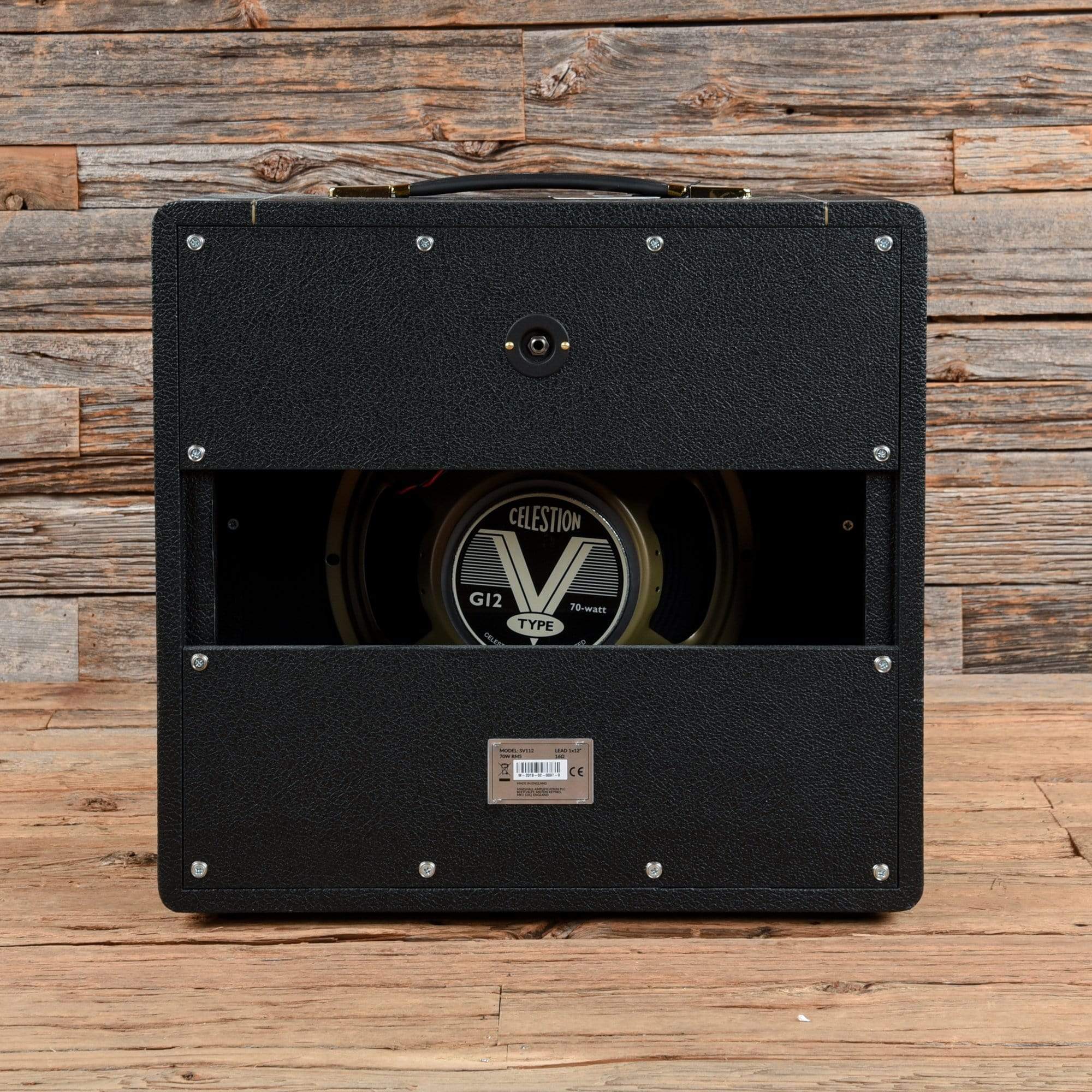 Marshall SV112 Studio Vintage Plexi 1x12 Speaker 70W Cabinet 16 Ohm Mono Amps / Guitar Cabinets