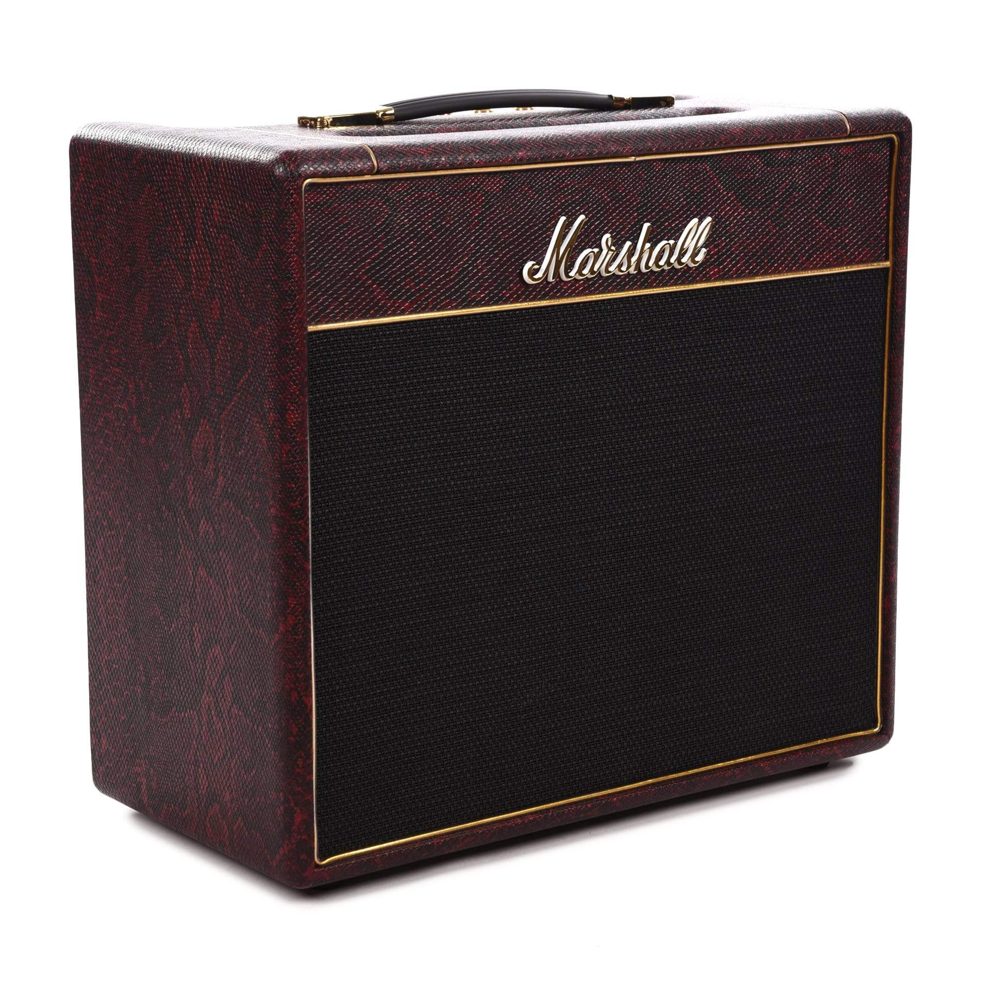 Marshall Limited Edition SV20C Studio Vintage Black & Red Snakeskin 20W All-Valve Plexi 1x10 Combo w/FX Loop & Di Amps / Guitar Combos