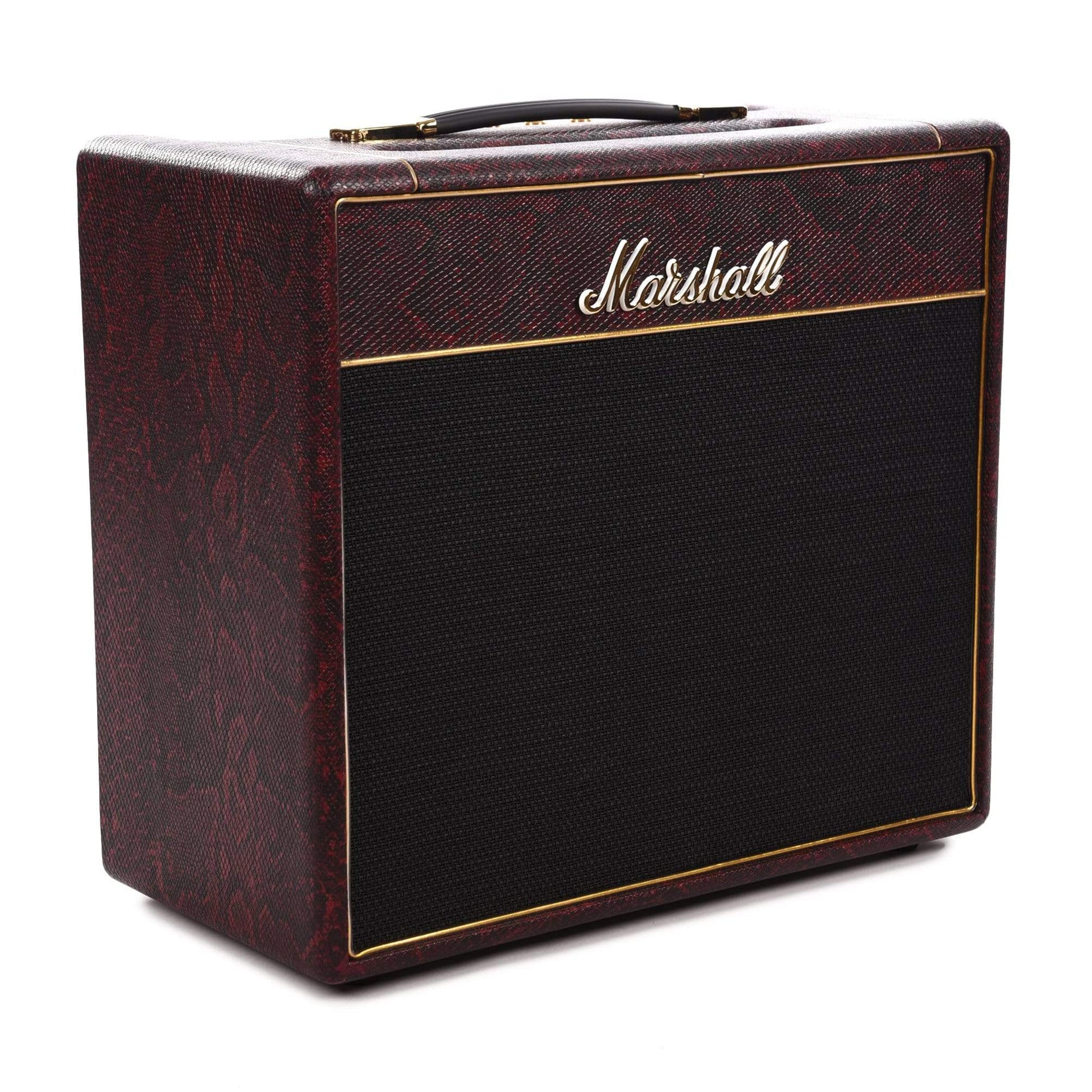 Marshall Limited Edition SV20C Studio Vintage Black & Red Snakeskin 20W All-Valve Plexi 1x10 Combo w/FX Loop & Di Amps / Guitar Combos