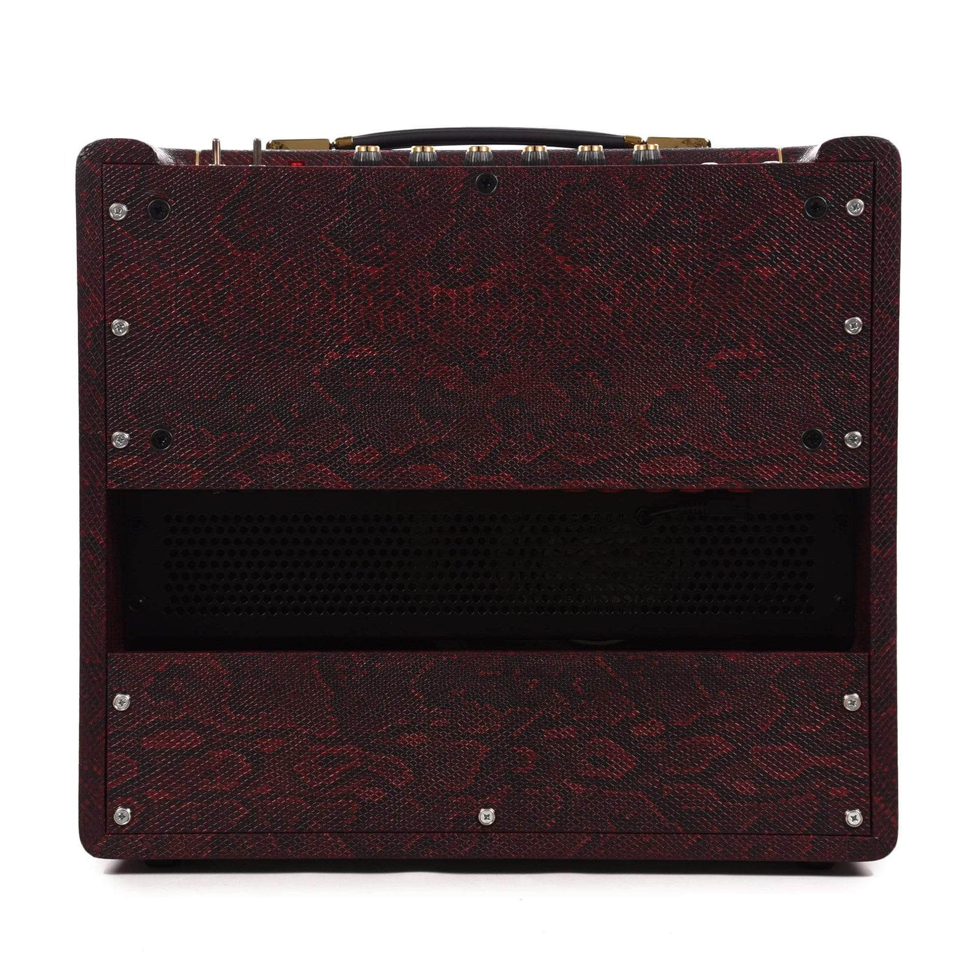 Marshall Limited Edition SV20C Studio Vintage Black & Red Snakeskin 20W All-Valve Plexi 1x10 Combo w/FX Loop & Di Amps / Guitar Combos
