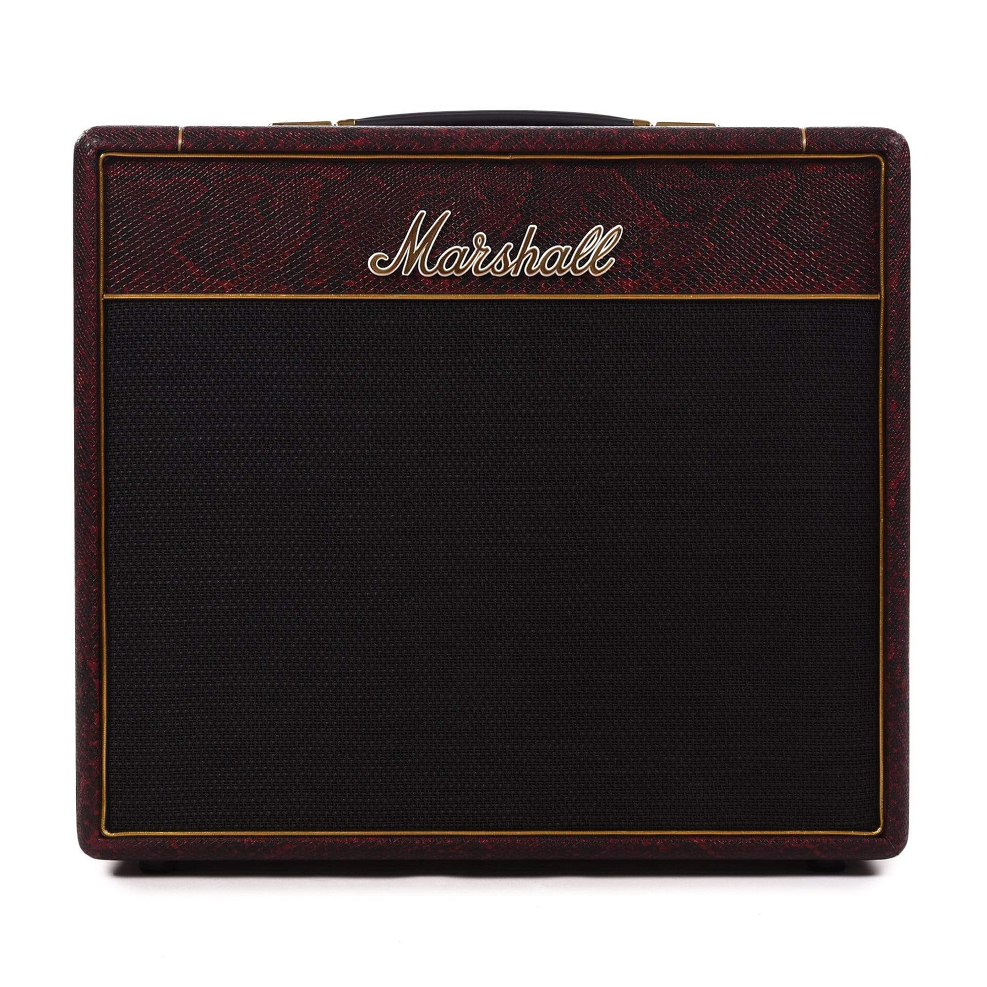 Marshall Limited Edition SV20C Studio Vintage Black & Red Snakeskin 20W All-Valve Plexi 1x10 Combo w/FX Loop & Di Amps / Guitar Combos