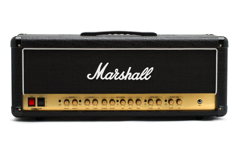 Marshall DSL100HR 100W All-Valve 2-Channel Head w/2-Channels Resonance & Digital Reverb Amps / Guitar Heads