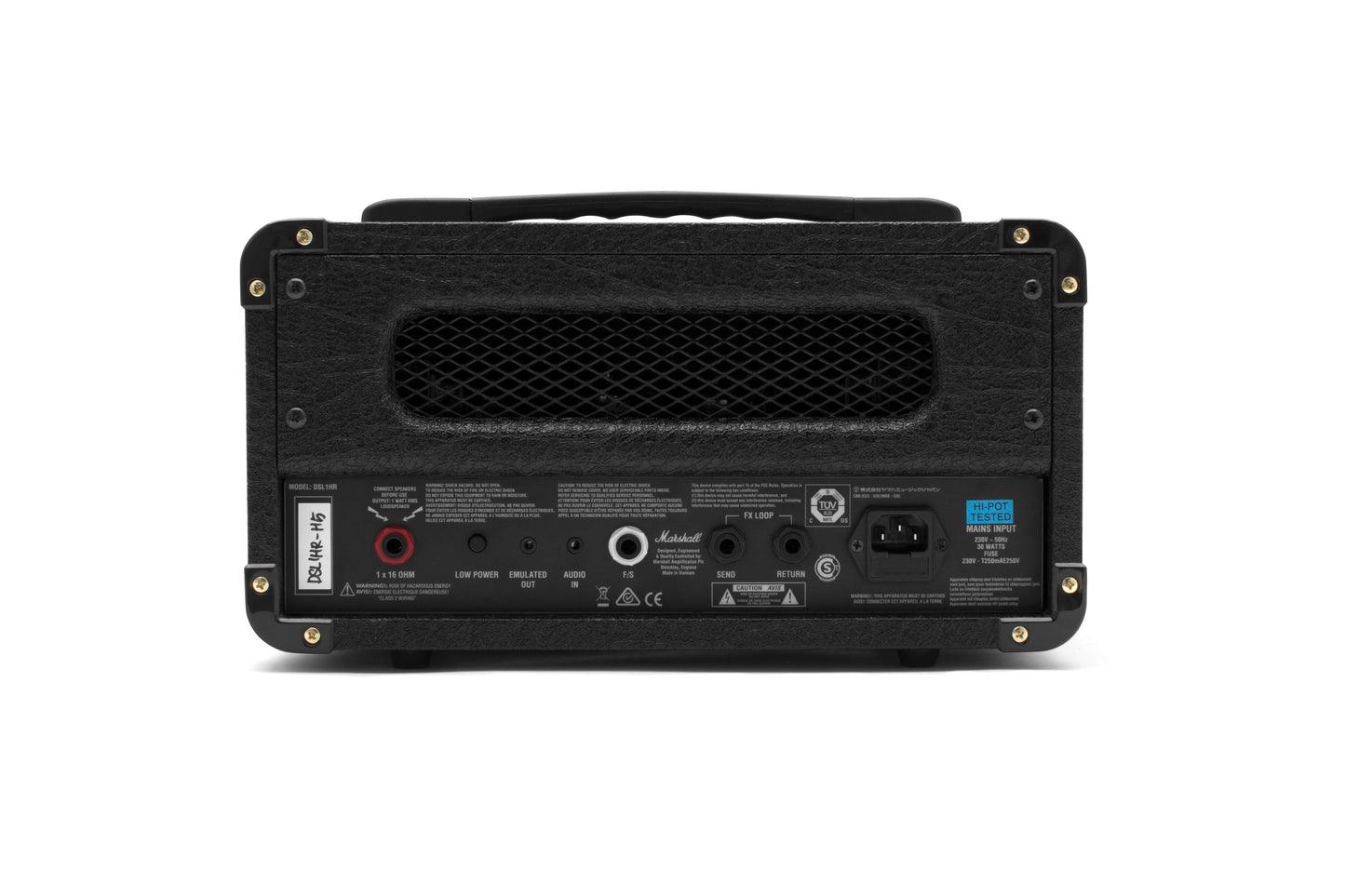 Marshall DSL1HR 1W All-Valve 2-Channel Head w/Digital Reverb Amps / Guitar Heads