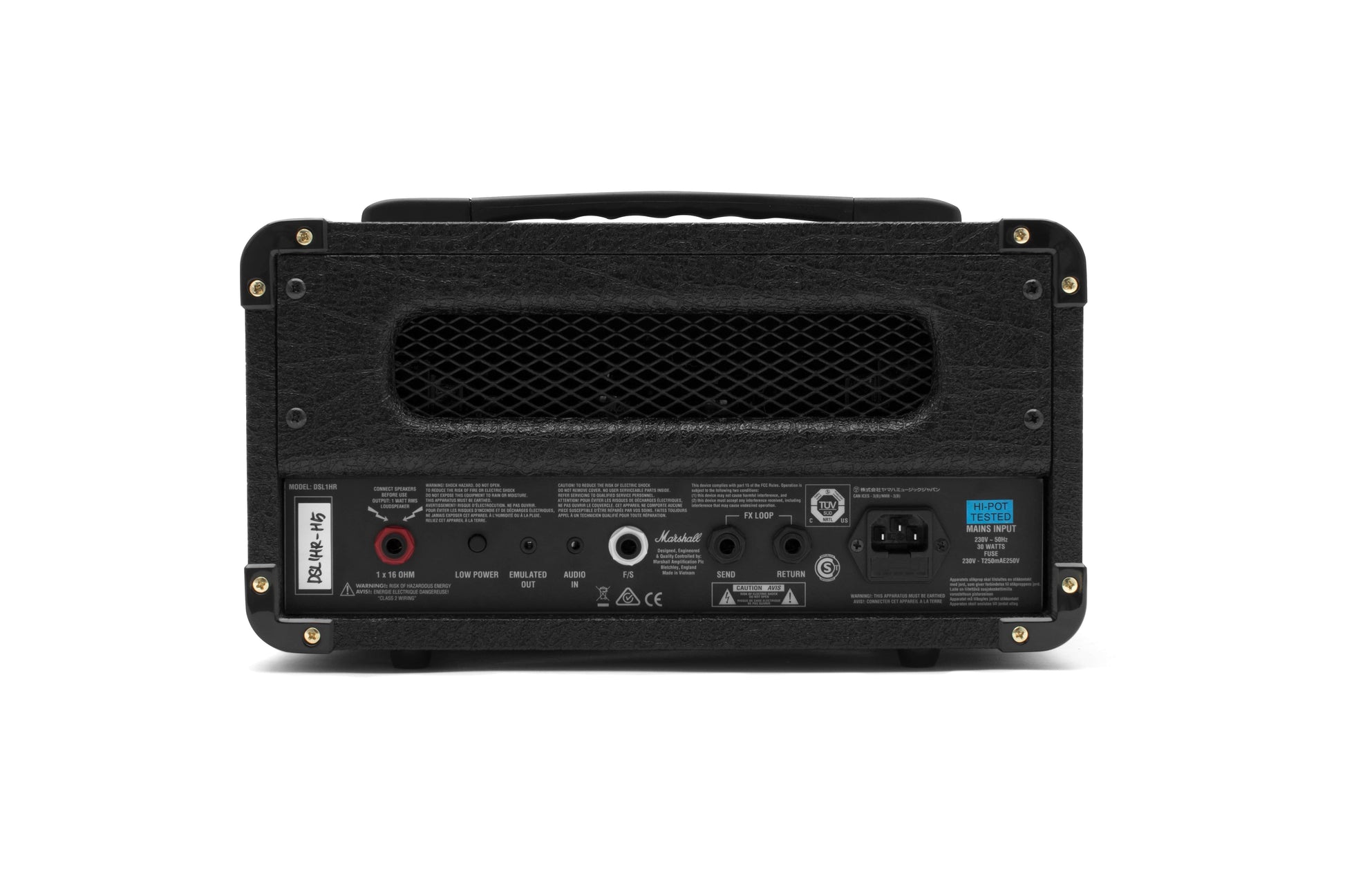 Marshall DSL1HR 1W All-Valve 2-Channel Head w/Digital Reverb Amps / Guitar Heads