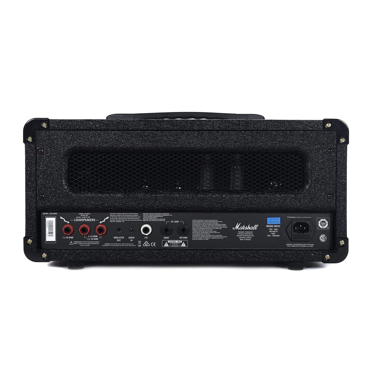 Marshall DSL20HR 20W All-Valve 2-Channel Head w/Digital Reverb Amps / Guitar Heads