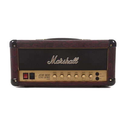 Marshall Limited Edition SC20H Studio Classic Black & Red Snakeskin JCM800 Series 20W All-Valve 2203 Head w/FX Loop and DI Amps / Guitar Heads