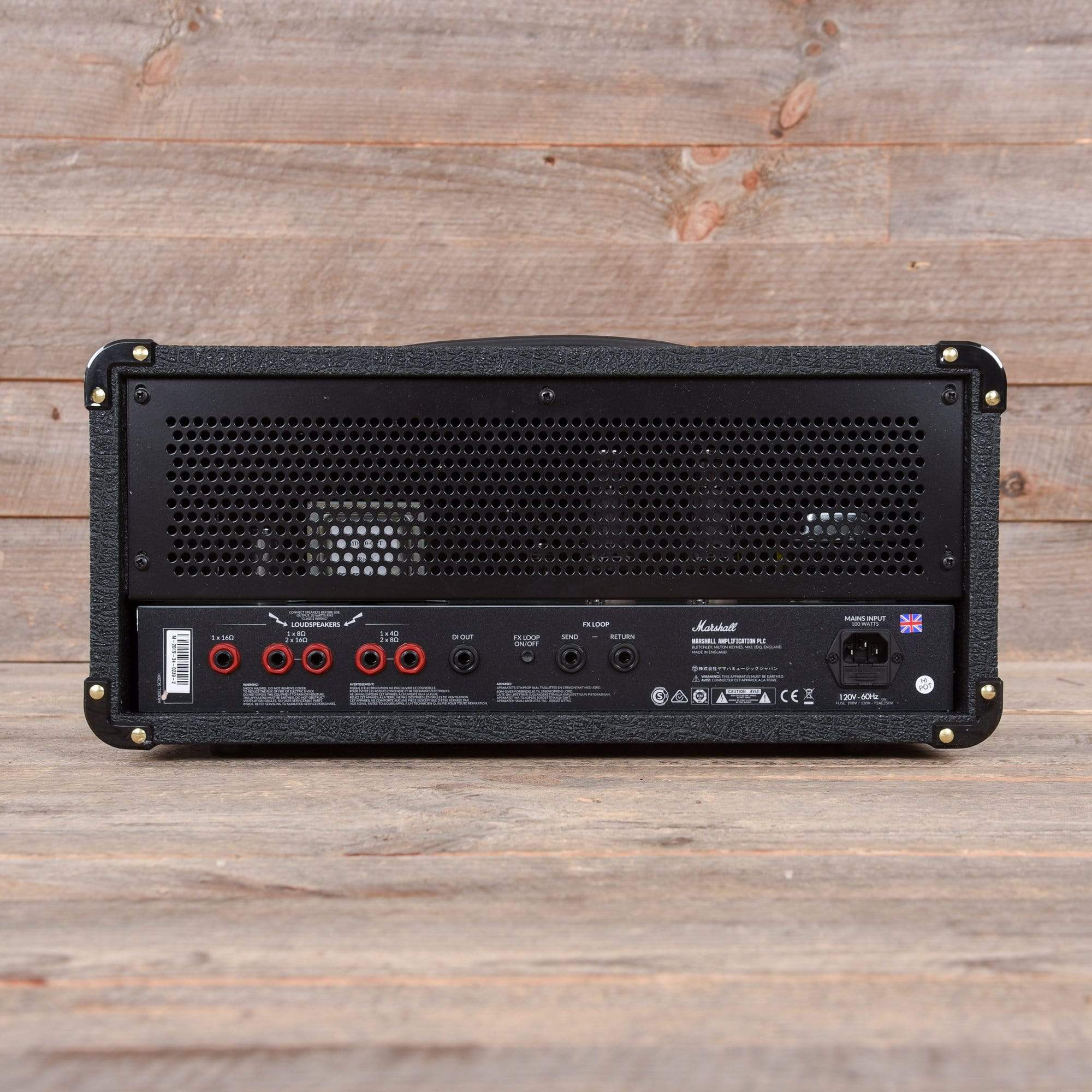 Marshall SC20H Studio Classic JCM800 Series 20W All-Valve 2203 Head w/FX Loop and DI Amps / Guitar Heads