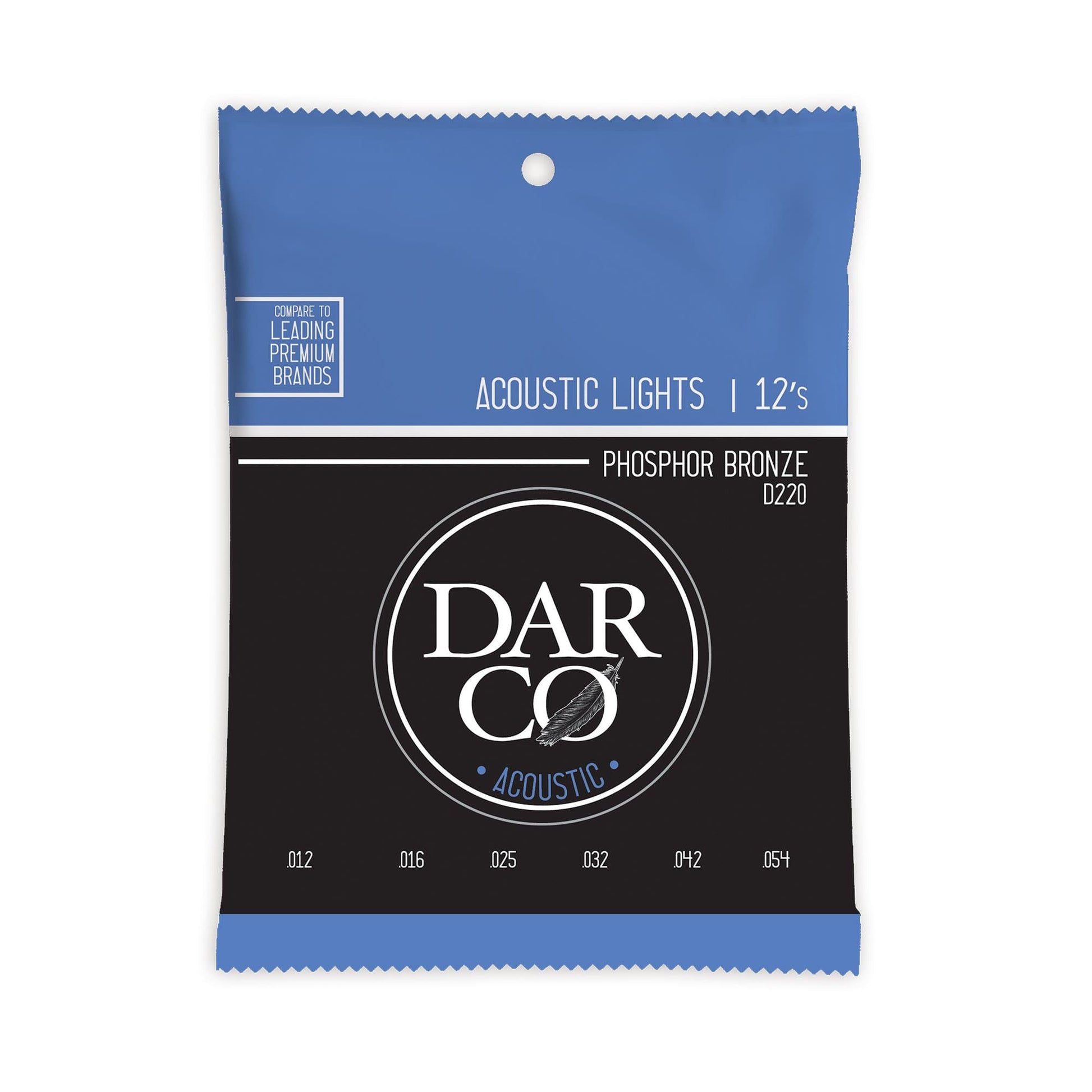 Martin D220 Darco Acoustic 92/8 Phosphor Bronze Lights 12-54 Accessories / Strings / Guitar Strings