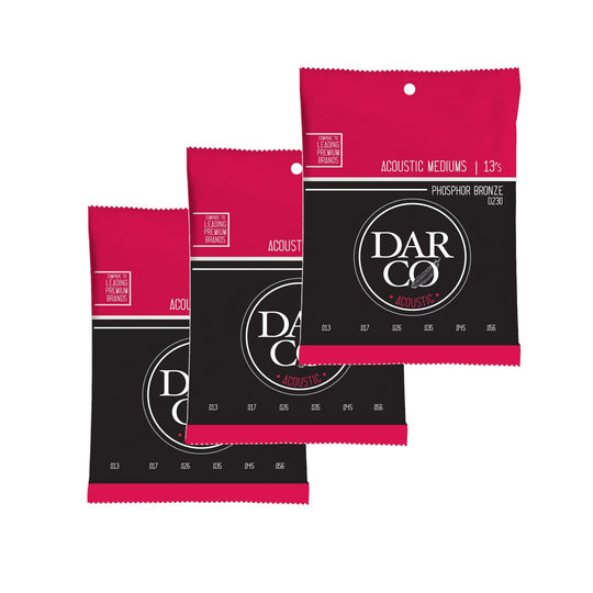 Martin D230 Darco Acoustic 92/8 Phosphor Bronze Mediums 13-56 (3-Pack Bundle) Accessories / Strings / Guitar Strings