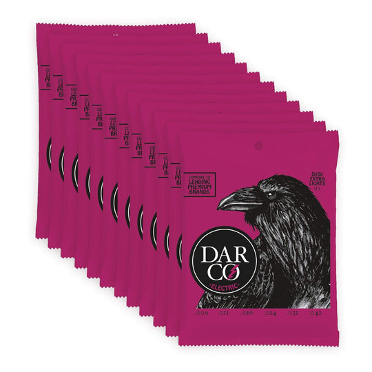 Martin Darco Electric Strings Extra Light 9-42 12 Pack Bundle Accessories / Strings / Guitar Strings