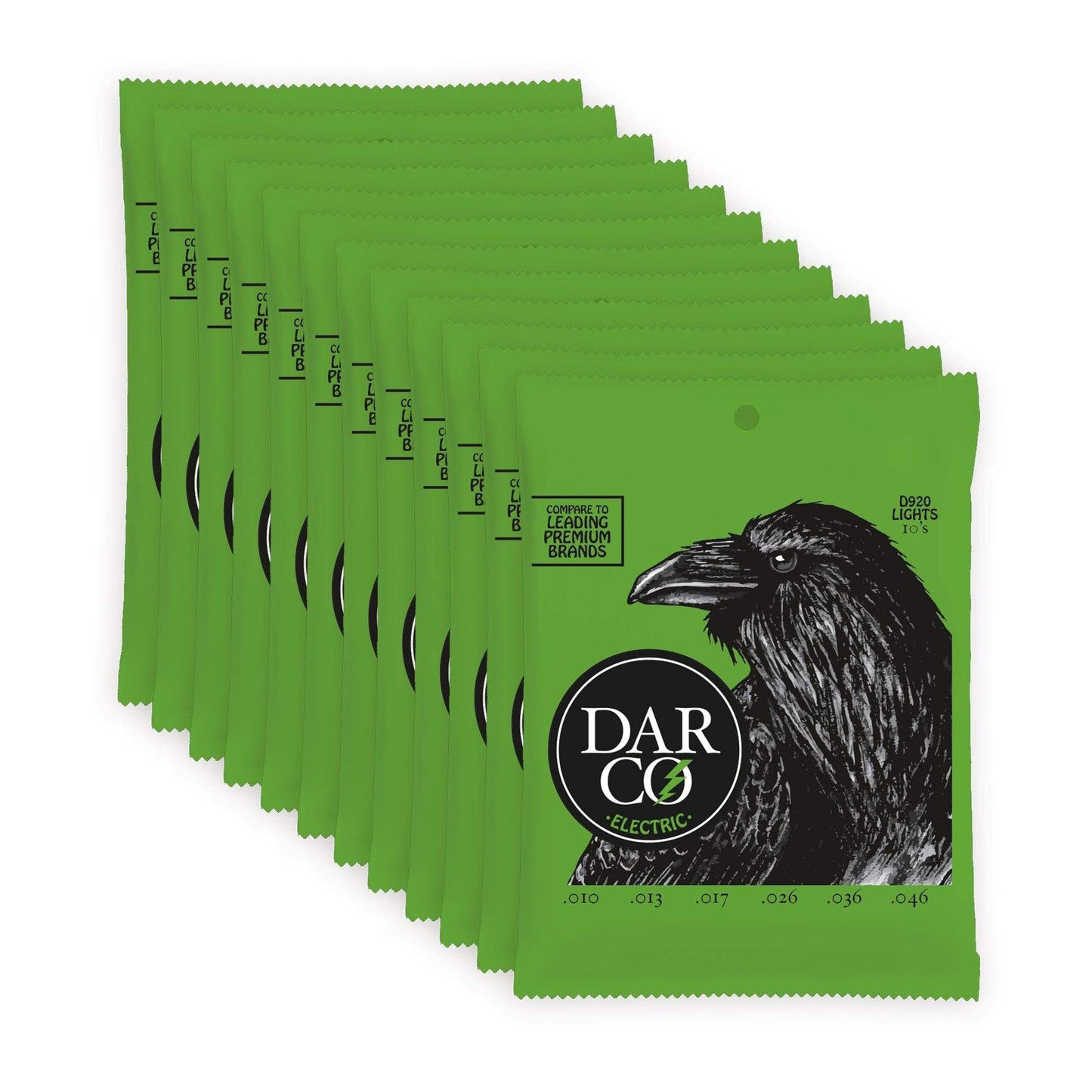 Martin Darco Electric Strings Light 10-46 12 Pack Bundle Accessories / Strings / Guitar Strings