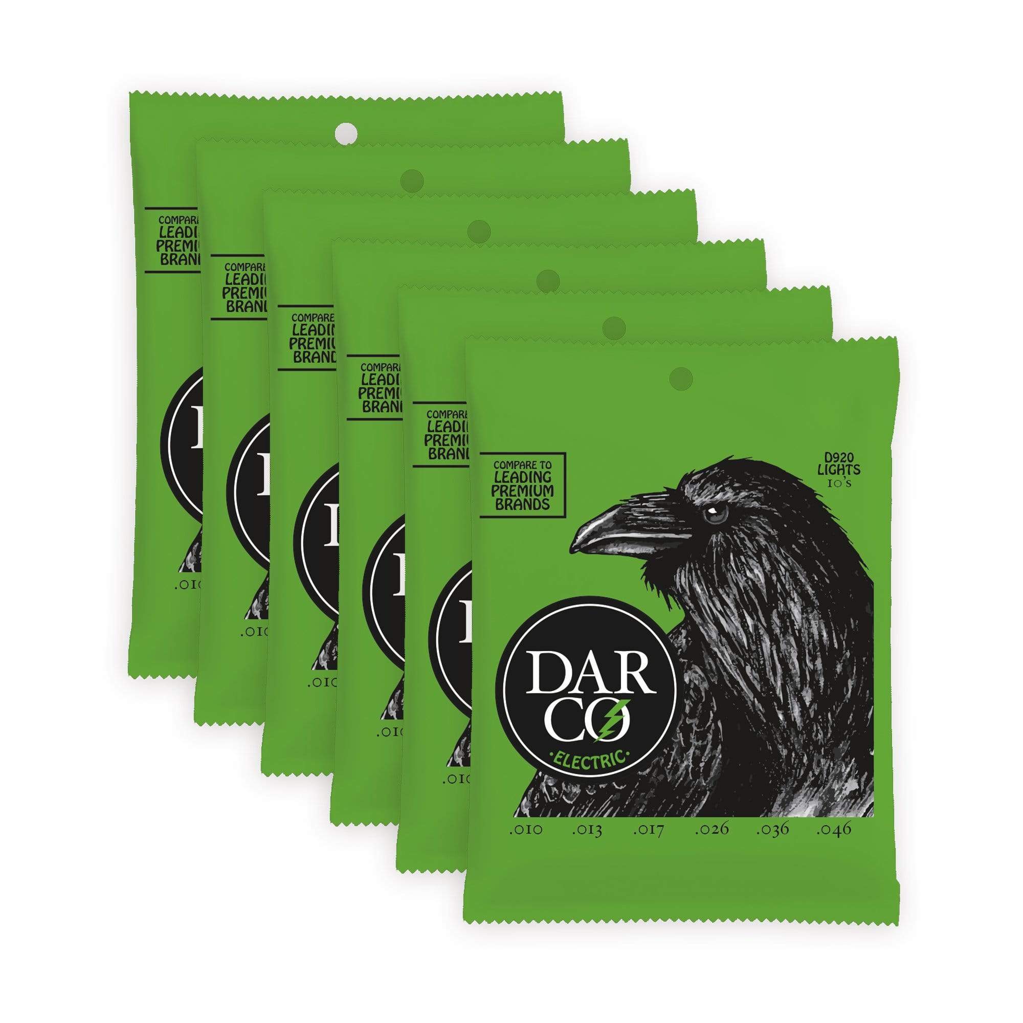 Martin Darco Electric Strings Light 10-46 6 Pack Bundle Accessories / Strings / Guitar Strings