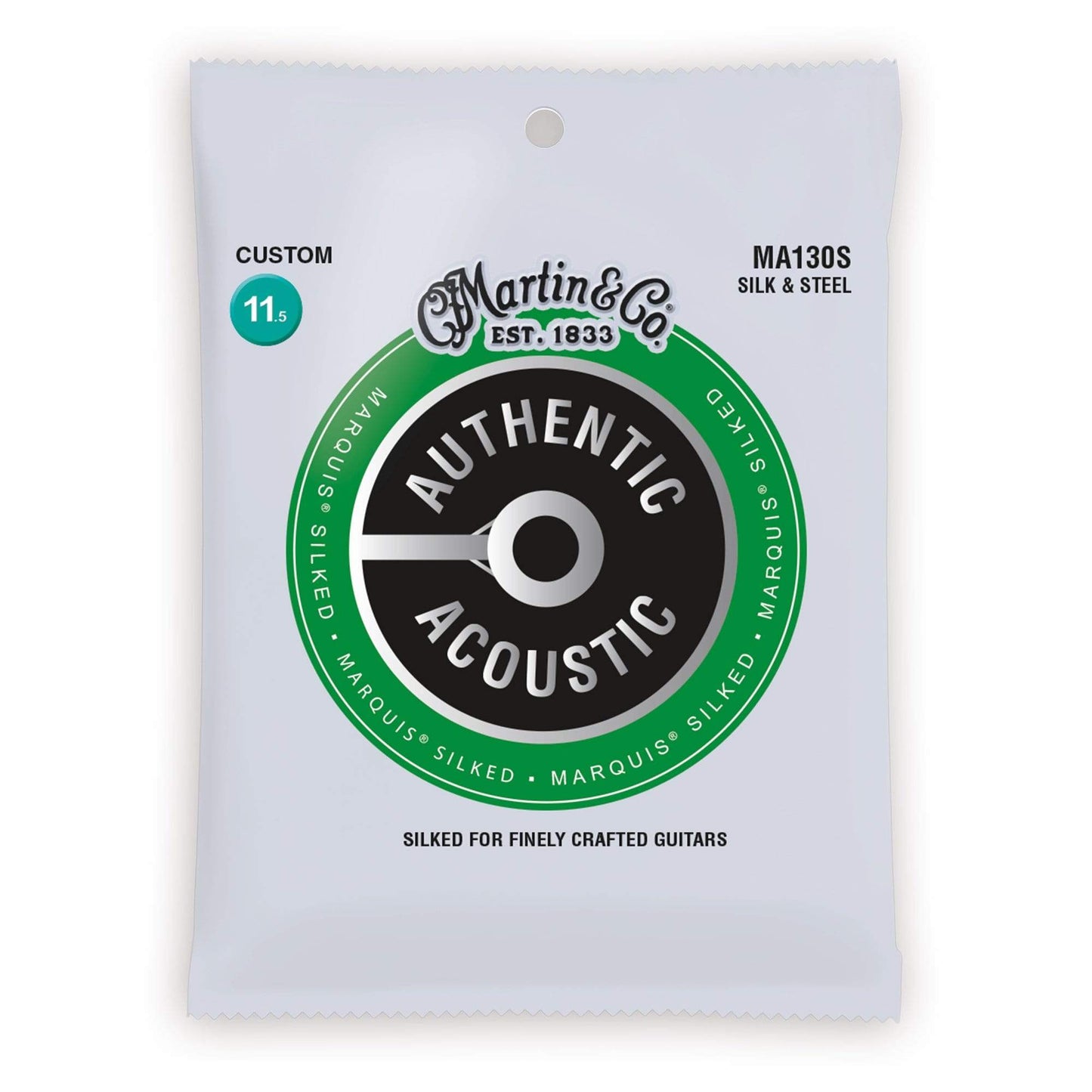 Martin MA130S Authentic Acoustic Marquis Silked Silk & Steel Custom 11.5-47 Accessories / Strings / Guitar Strings