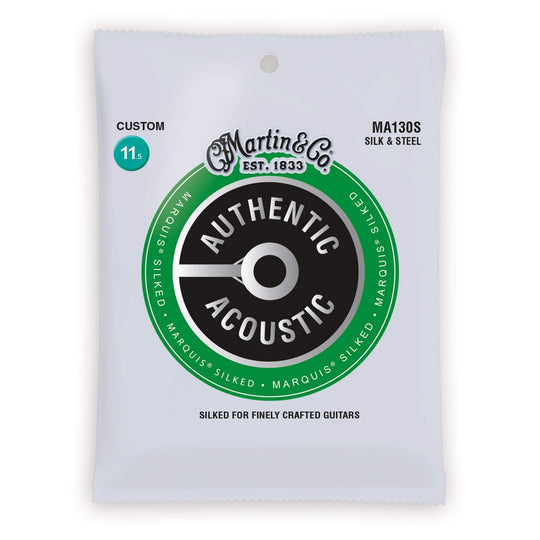 Martin MA130S Authentic Acoustic Marquis Silked Silk & Steel Custom 11.5-47 Accessories / Strings / Guitar Strings