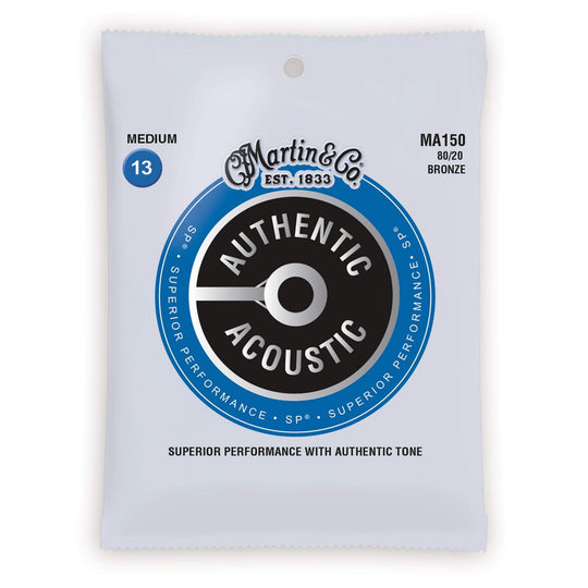 Martin MA150 Authentic Acoustic SP 80/20 Bronze Medium 13-56 Accessories / Strings / Guitar Strings