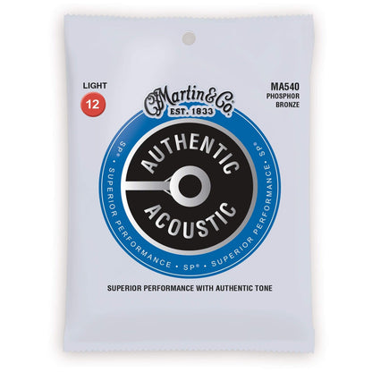 Martin MA540 Authentic Acoustic SP 92/8 Phosphor Bronze Light 12-54 Accessories / Strings / Guitar Strings