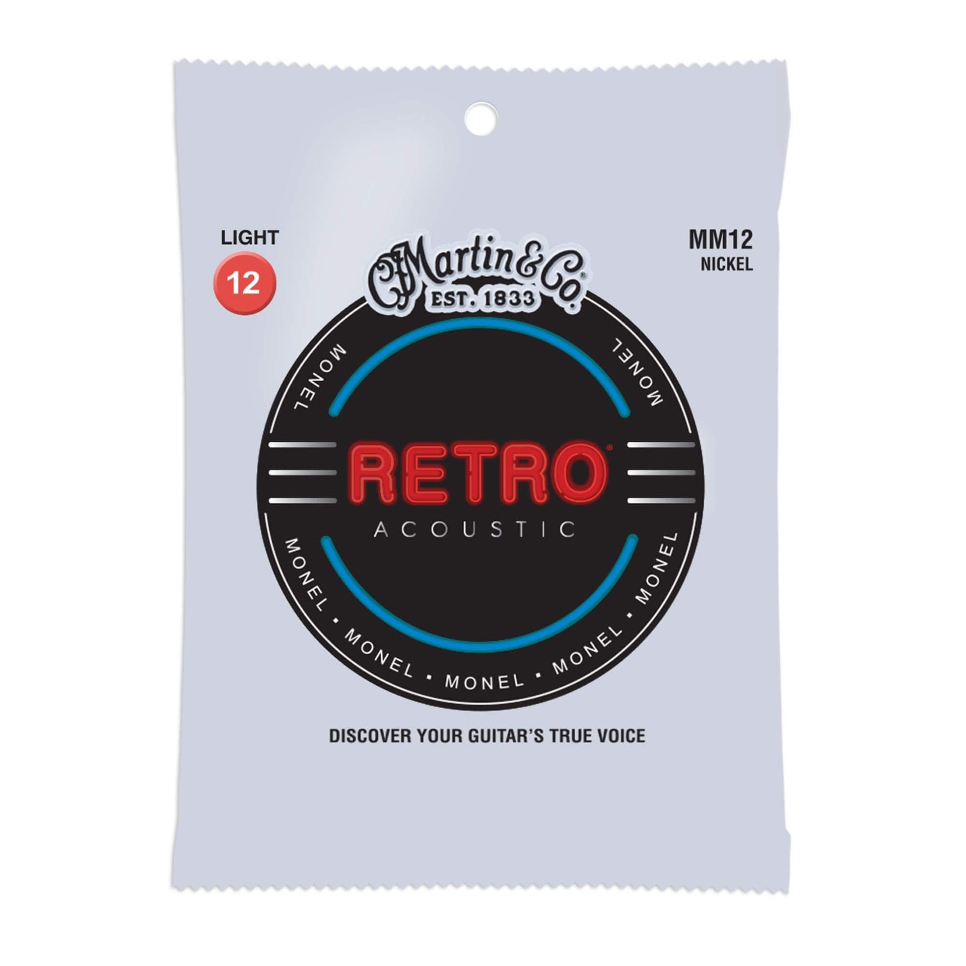 Martin Retro Acoustic MM12 Monel Nickel Light 12-54 Accessories / Strings / Guitar Strings