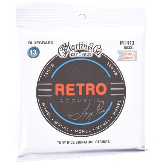 Martin Retro Acoustic MTR13 Tony Rice's Choice Monel Nickel Bluegrass 13-56 Accessories / Strings / Guitar Strings