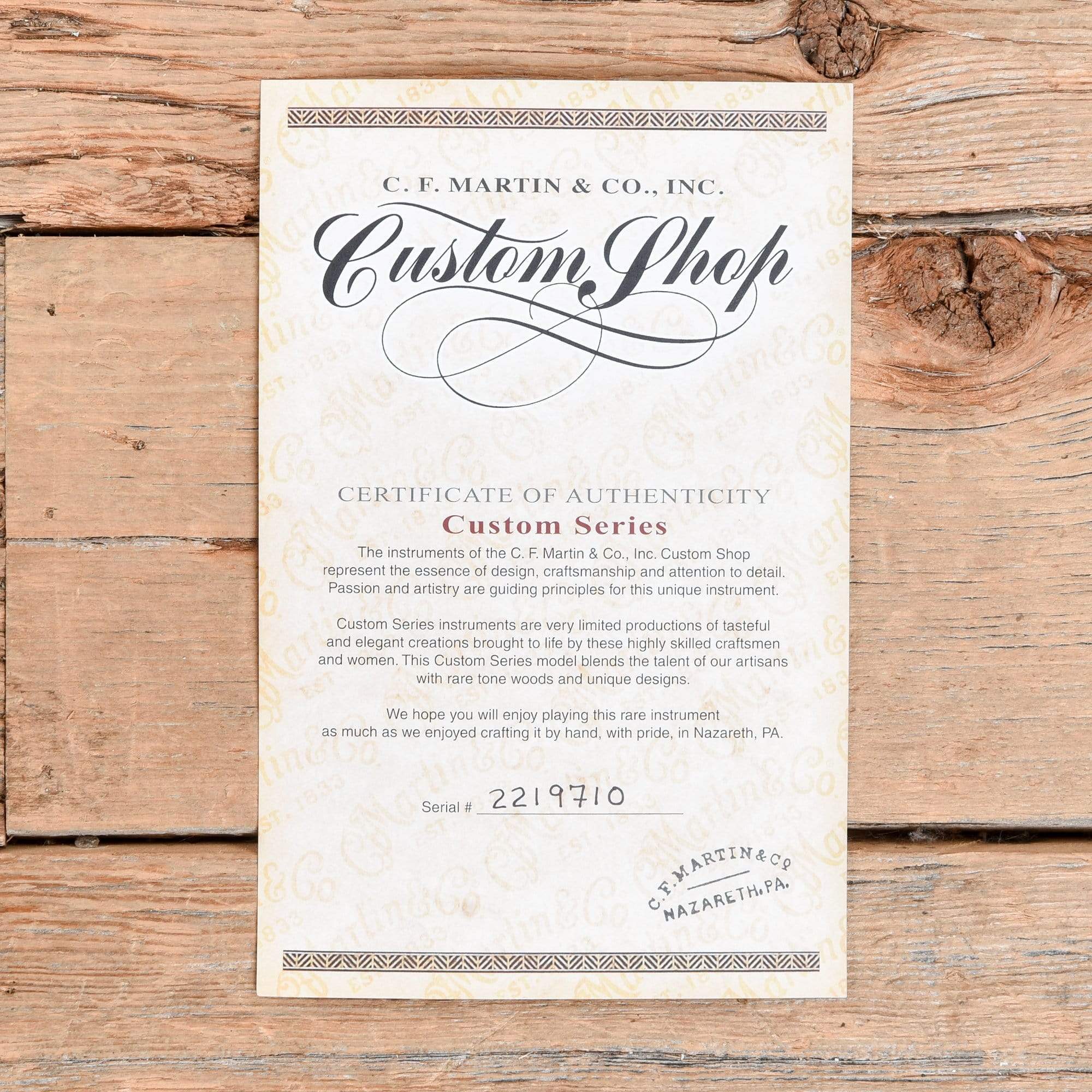 Martin Custom Shop Subway Token 00 Grand Concert Spruce VTS/Mahogany Acoustic Guitars / Concert