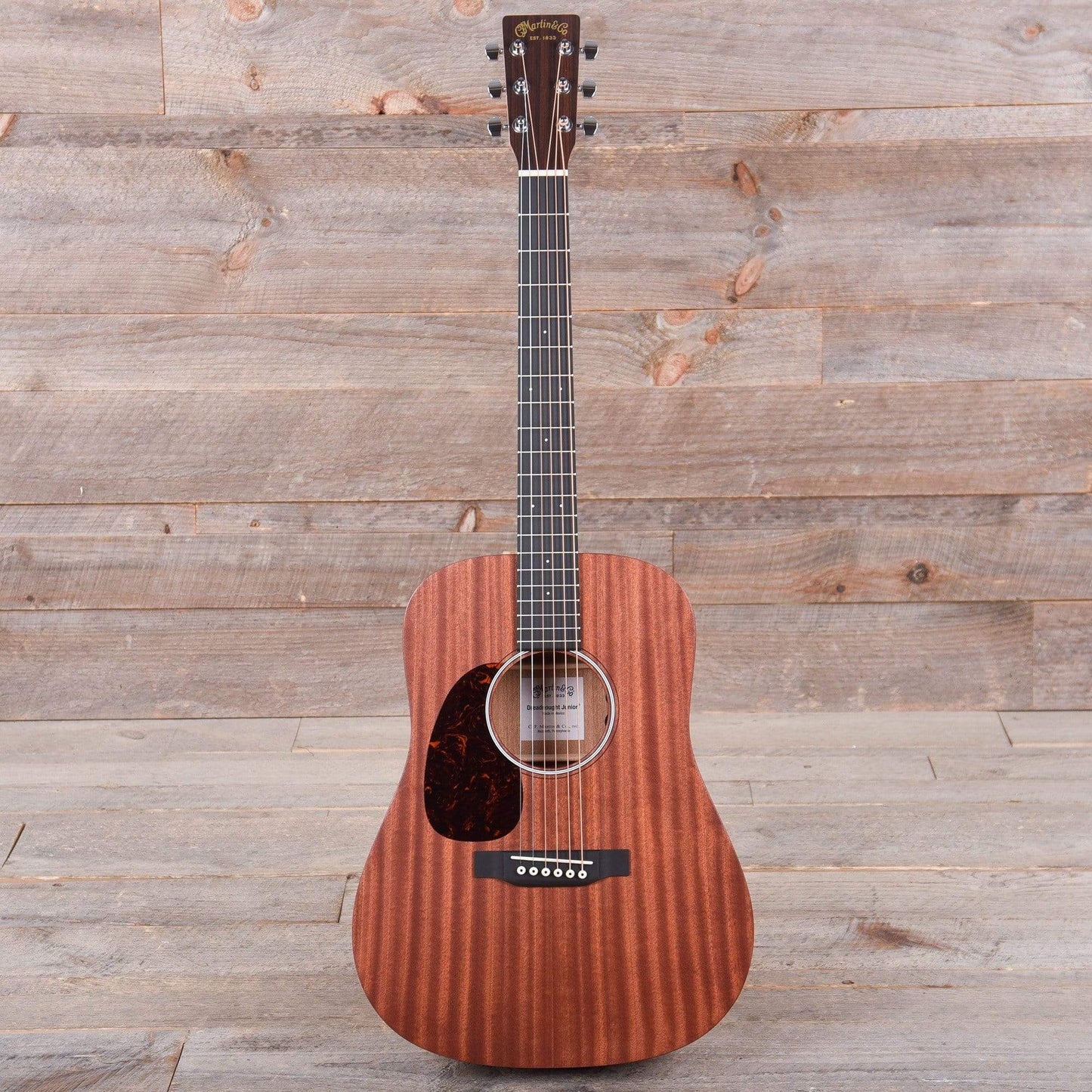 Martin Dreadnought Junior 2E Solid Sapele Left-Handed w/Electronics Acoustic Guitars / Dreadnought,Acoustic Guitars / Left-Handed