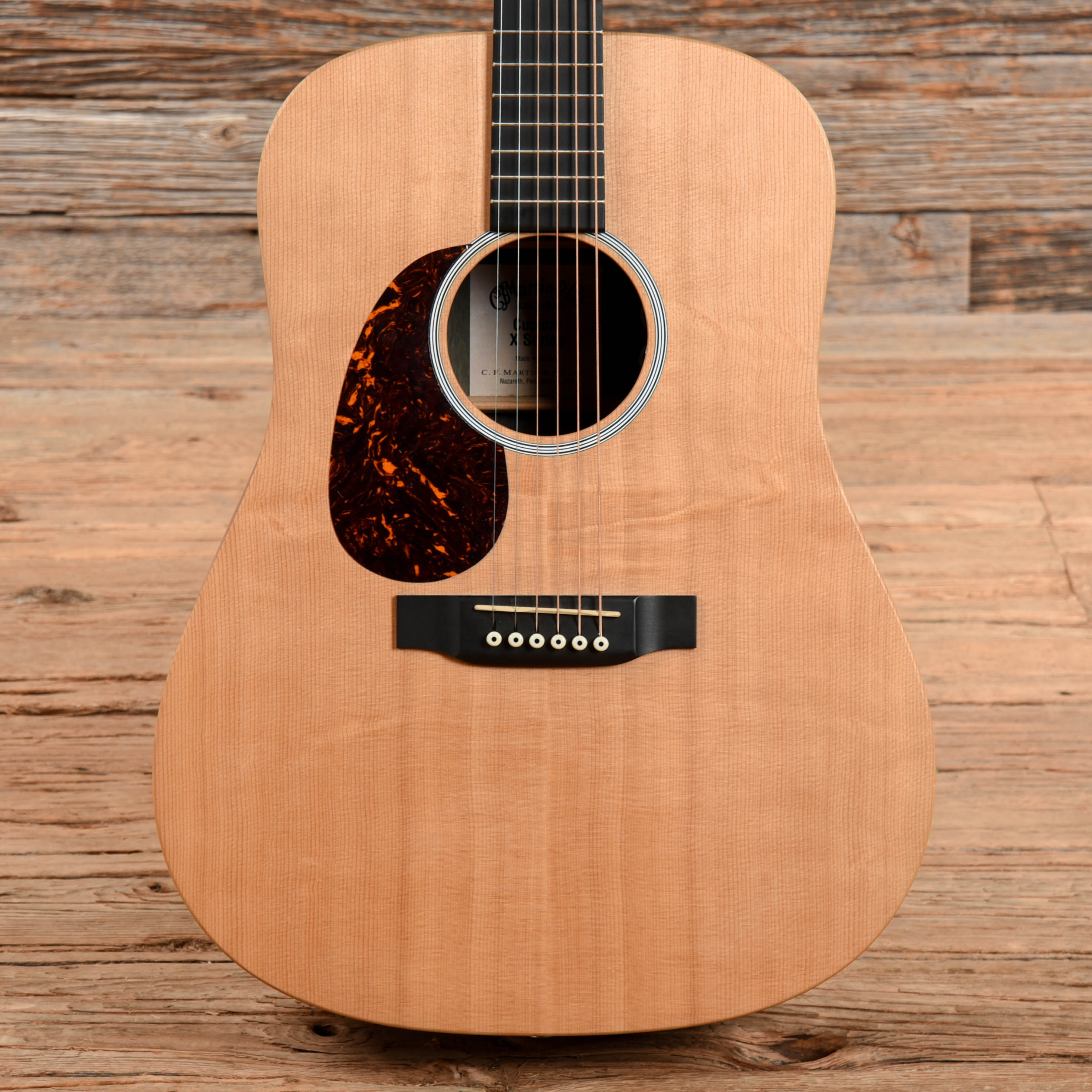 Martin Custom X-Series Dreadnought Natural  LEFTY Acoustic Guitars / Dreadnought