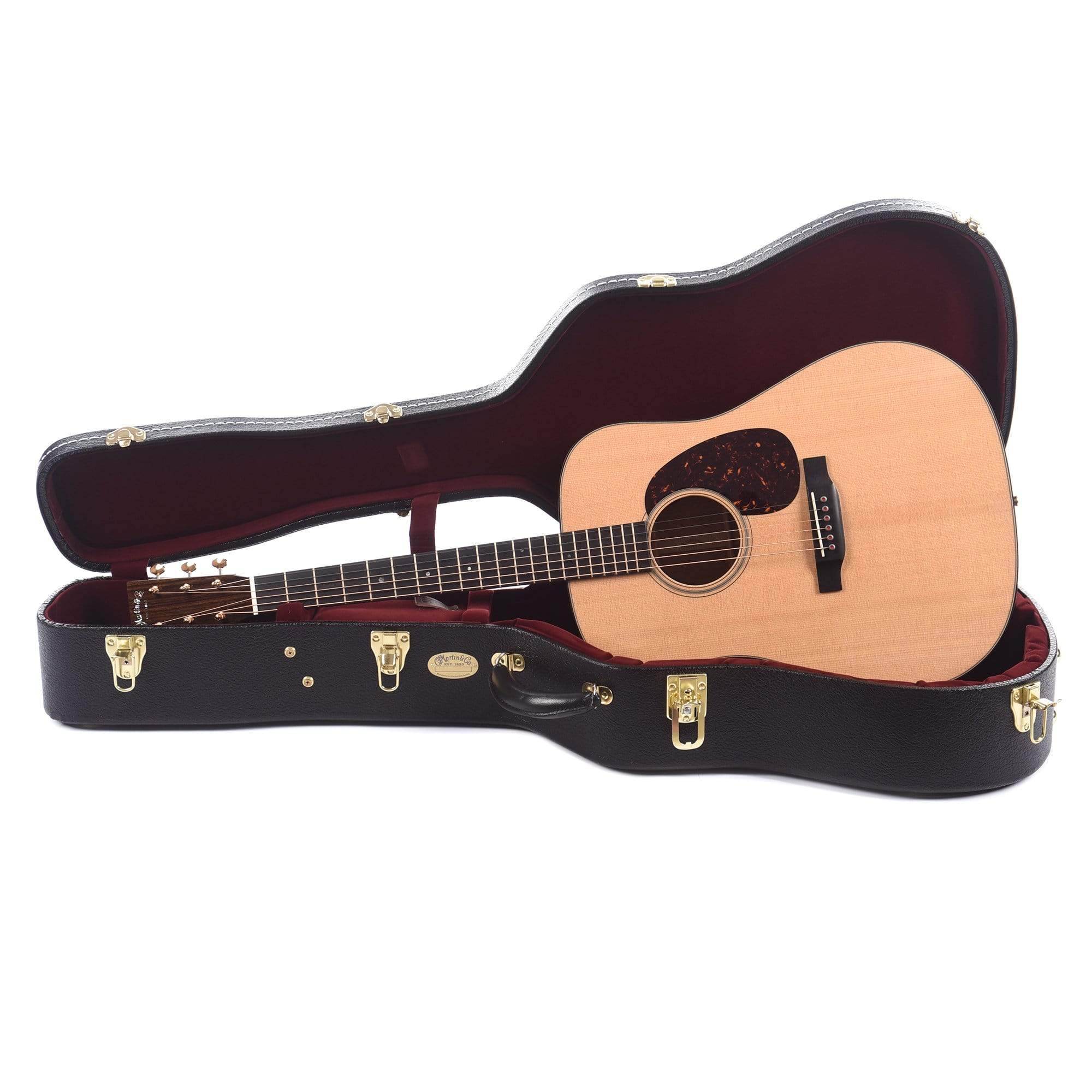 Martin D-18E Modern Deluxe Natural w/Fishman Aura VT Blend NAMM Booth 2020 Acoustic Guitars / Dreadnought
