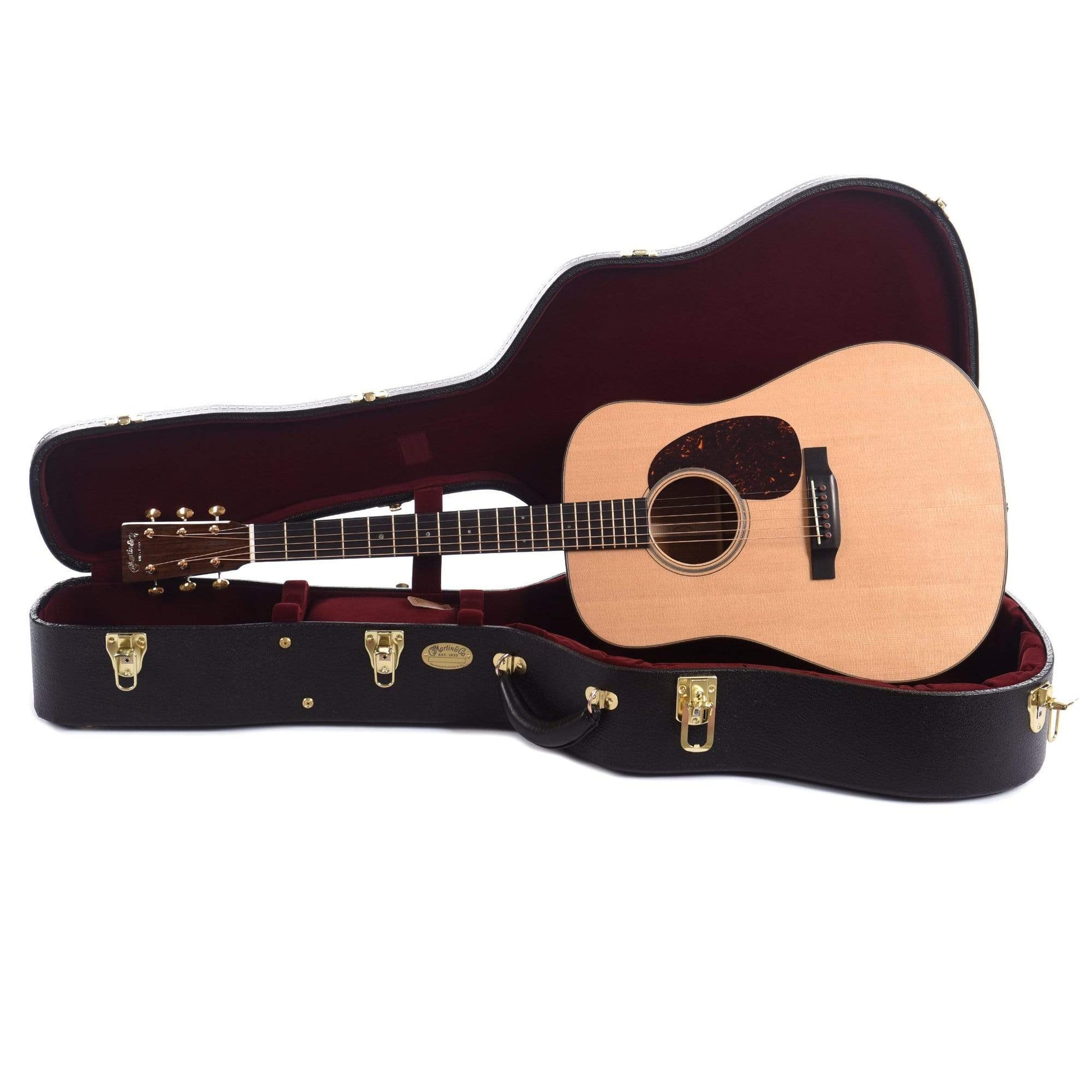 Martin D-18E Modern Deluxe Natural w/Fishman Aura VT Blend NAMM Booth 2020 Acoustic Guitars / Dreadnought
