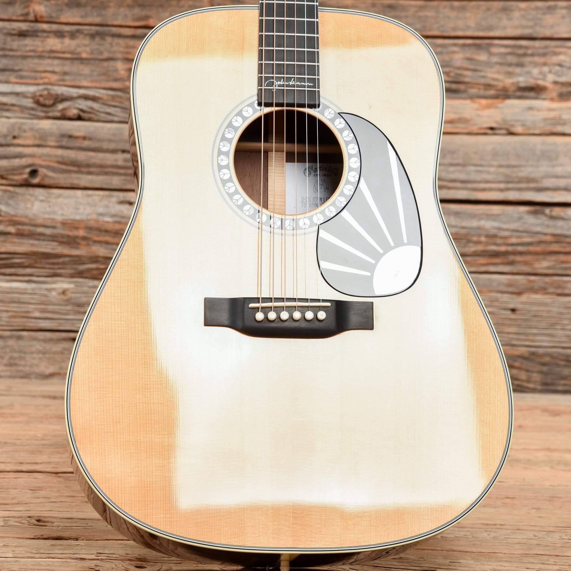 Martin D-28 John Lennon 75th Anniversary (11 of 75) Natural 2015 Acoustic Guitars / Dreadnought