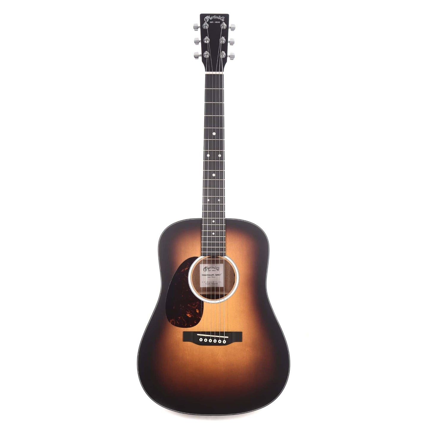 Martin D Jr-10E Burst Satin Sitka/Sapele LEFTY w/ Electronics Acoustic Guitars / Dreadnought