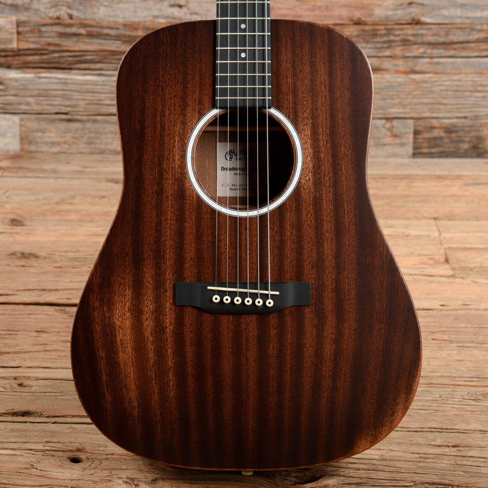 Martin D Jr-10E Streetmaster Sapele Satin LEFTY Acoustic Guitars / Dreadnought