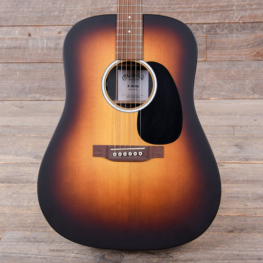 Martin D-X2E Burst Sitka/Macassar HPL w/Fishman MX Acoustic Guitars / Dreadnought