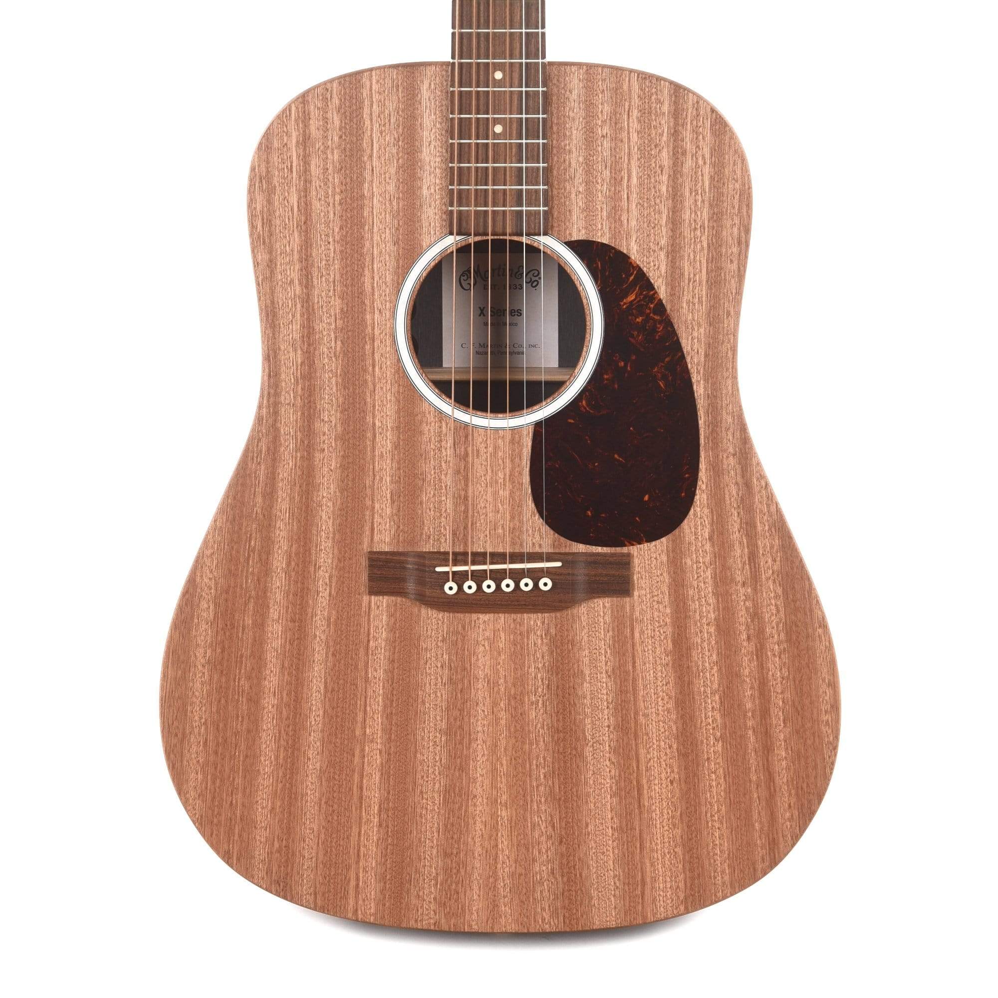 Martin D-X2E Sapele/Macassar HPL Natural w/Fishman MX Acoustic Guitars / Dreadnought