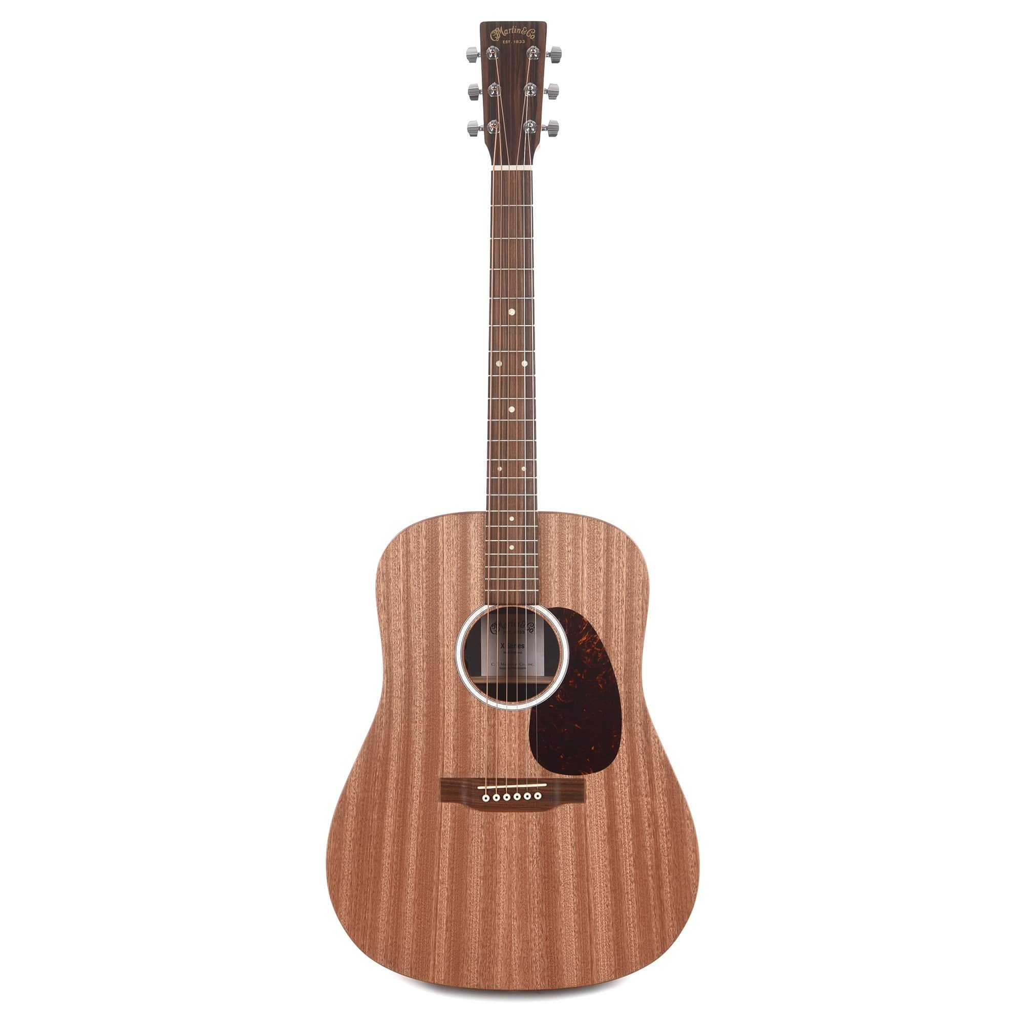 Martin D-X2E Sapele/Macassar HPL Natural w/Fishman MX Acoustic Guitars / Dreadnought