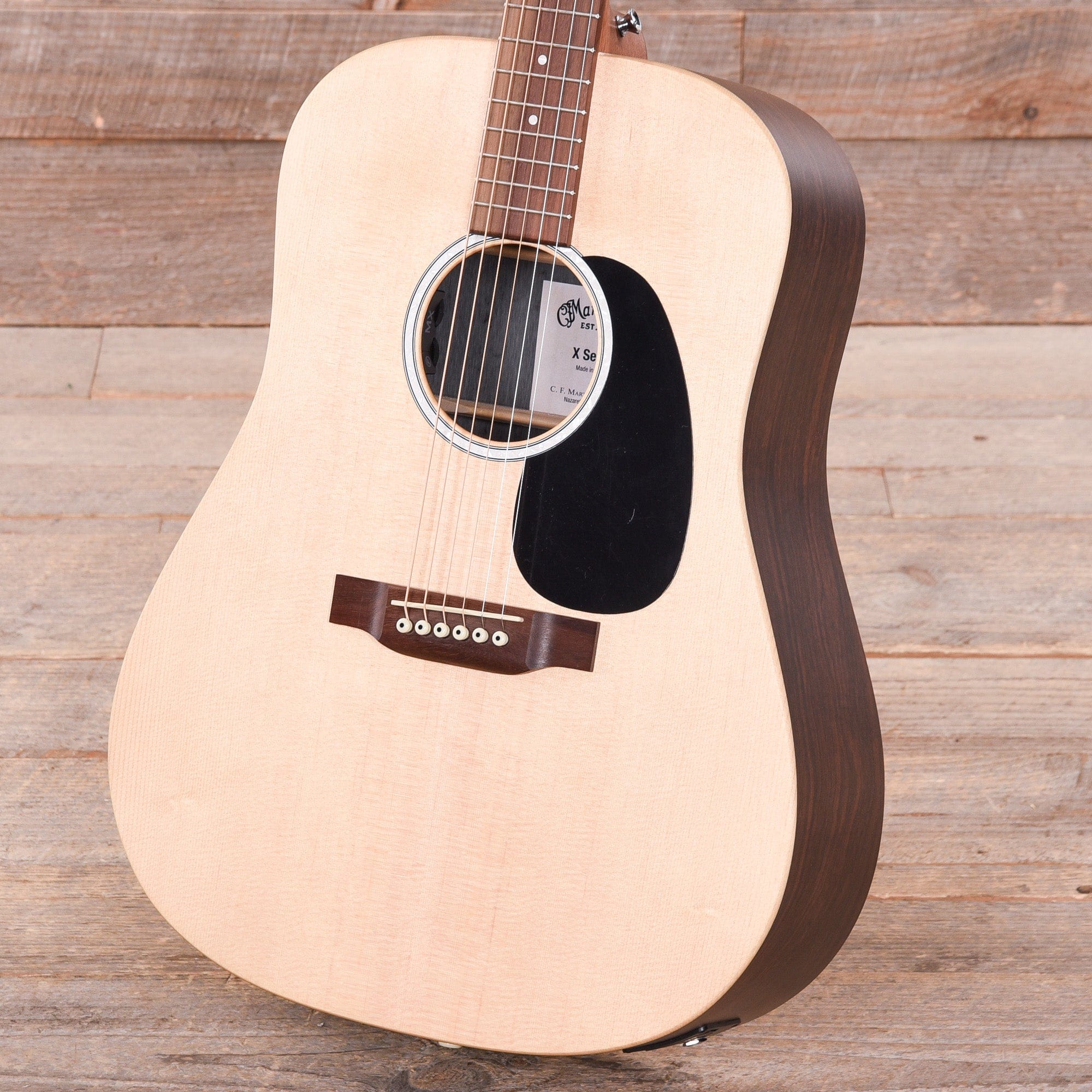 Martin D-X2E Sitka/Rosewood HPL Natural w/Fishman MX Acoustic Guitars / Dreadnought