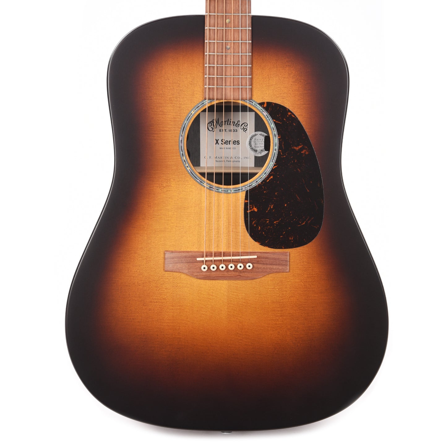 Martin D-X2E Spruce/Ziricote Pattern HPL Burst Acoustic Guitars / Dreadnought