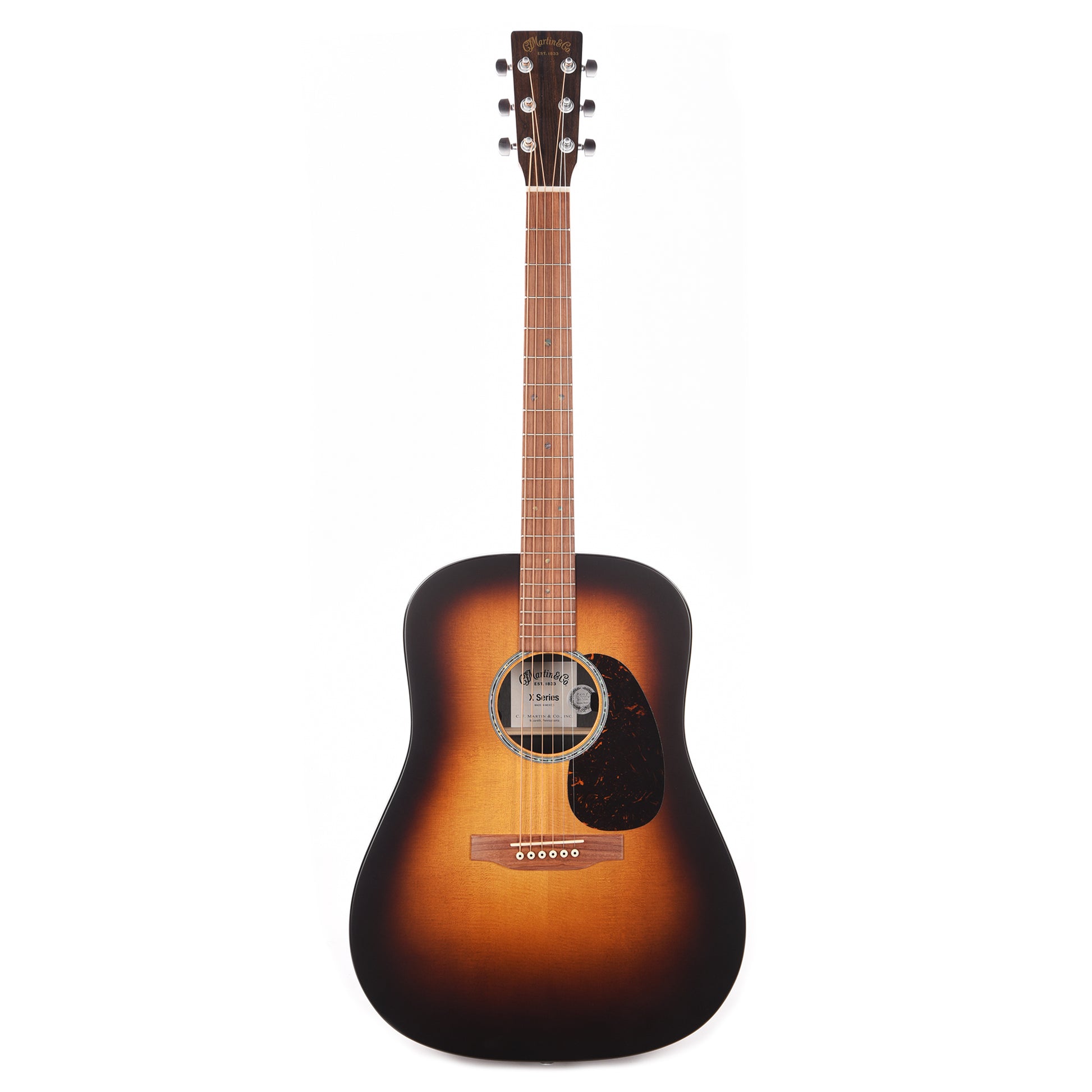 Martin D-X2E Spruce/Ziricote Pattern HPL Burst Acoustic Guitars / Dreadnought