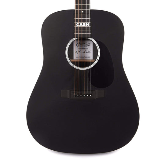 Martin DX Johnny Cash Black HPL w/Fishman MX Acoustic Guitars / Dreadnought