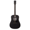 Martin DX Johnny Cash Black HPL w/Fishman MX Acoustic Guitars / Dreadnought